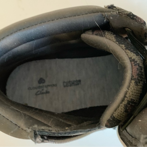 Clark’s Cloud Stepper Animal Print Tennis Shoe Hightop Size 9.5 - Picture 10 of 11